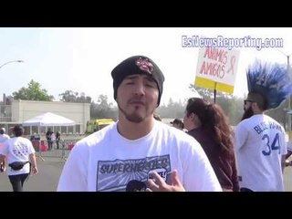 Brandon Rios Running To Help Kids With Cancer Talks Ruslan Ortiz - EsNews