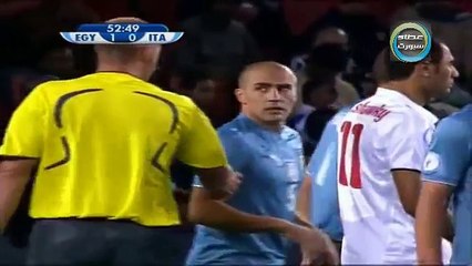 2009 الشوط الثاني مباراة مصر و ايطاليا 1-0 كأس القارات