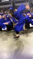 Graduation Backflip Fail