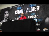 virgil hunter post khan vs algieri - EsNews boxing
