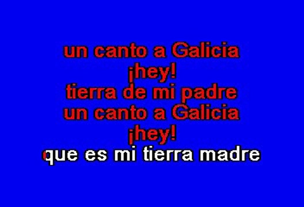 Julio Iglesias - Un canto a galicia (Karaoke)