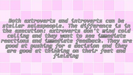 Myth: Introverts Are Terrible at Sales