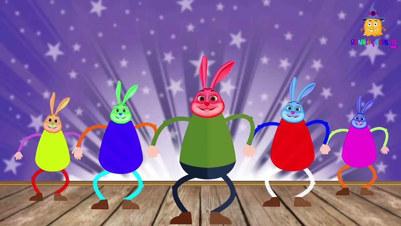 Baba Akıllı Tavşan Momo ile Çocuklar Parmak Ailesi Şarkısıyla Hep Birlikte Dans Ediyorlar,Çizgi film izle 2017