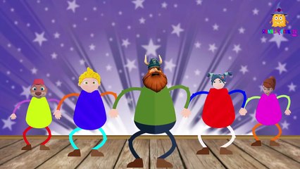 Baba Viking Ayşe Usta Nane Kırpır Limon Dans Parmak Ailesi Şarkısını Söyleyerek Eğleniyorlar,Çizgi film izle 2017