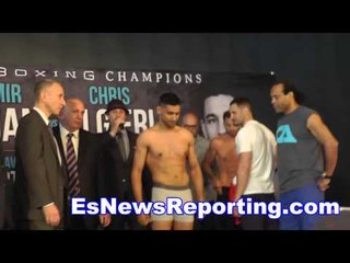 Khan vs Algieri Weigh In 146.4 & 146.2 - EsNews Boxing