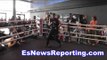 chris algieri shadow boxing before khan fight - EsNews Boxing