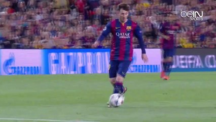 LEO MESSI dribble et marque contre le bayern - incroyable