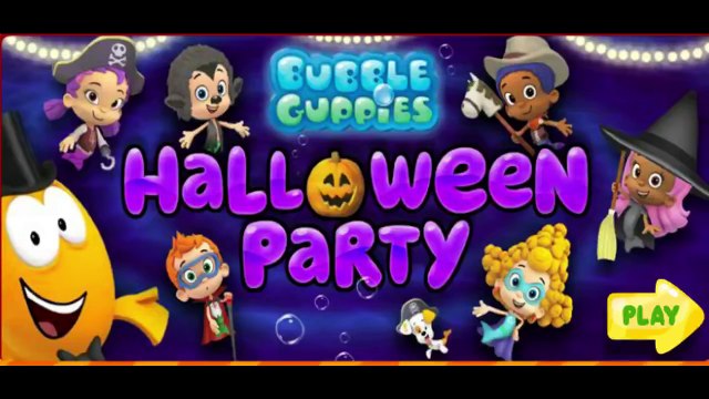 Nick Jr | Bubble Guppies Halloween Party Game | Bubble Guppies Episodes | Dip Games for Ki