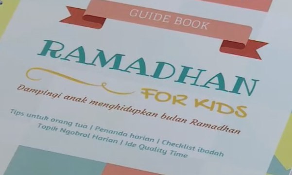 Buku Panduan Ramadhan Ini Berisi Ragam Aktivitas Kreatif