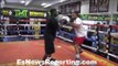 Mayweather boxing club Davin Haney and Kevin Newman EsNews Boxing