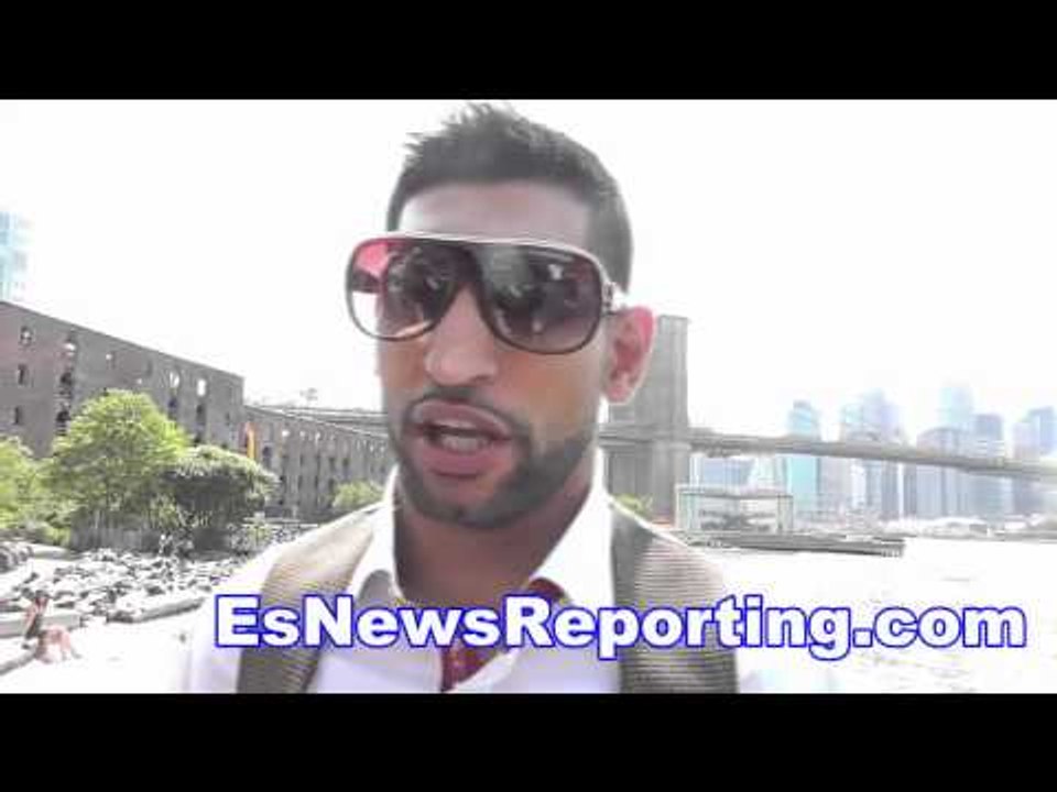 Amir Khan In NY Talks Chris Algieri Fight - EsNews