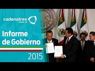Osorio Chong entrega al Congreso el Tercer Informe de Gobierno a la Nación