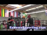 Ukranian Alex Gvozdyk Sparring Ezequiel Matthysse - esnews boxing