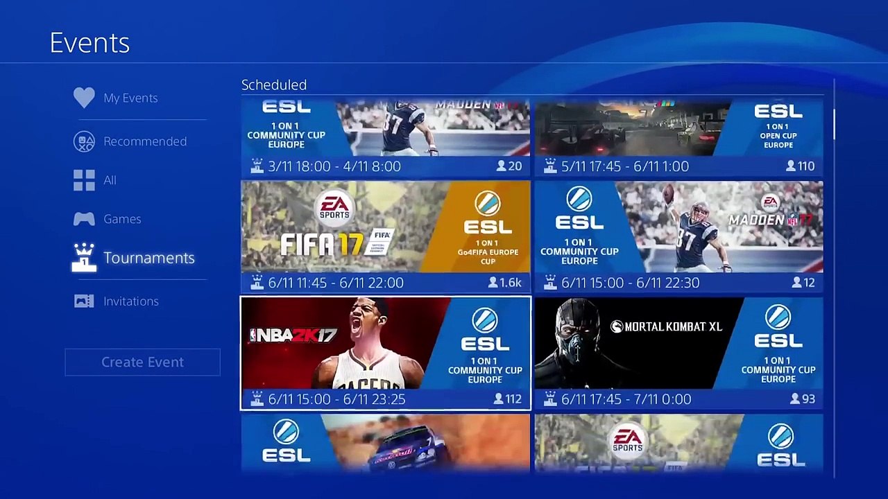 261.PlayStation 4 - Tournaments Feature Tutorial
