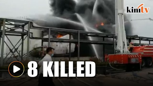 8 killed in chemical plant explosion in China
