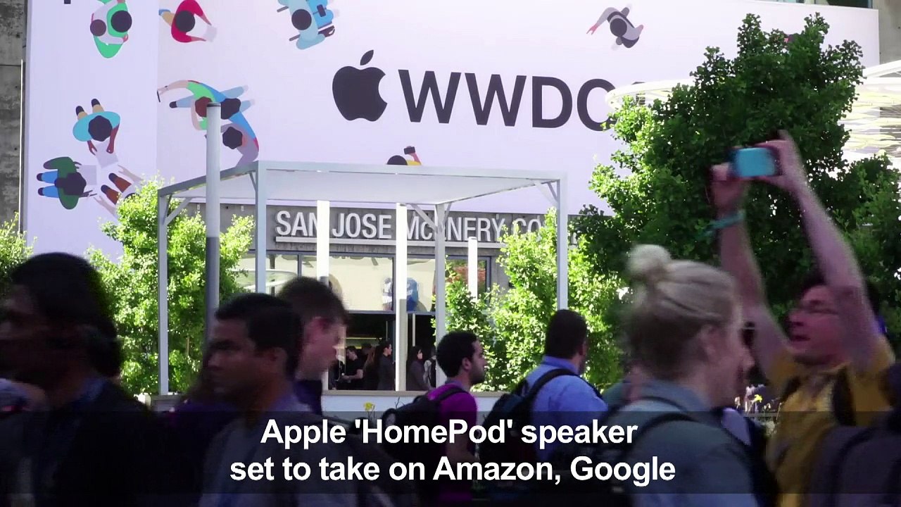 Apple 'HomePod' speaker to take on Amazon, Google