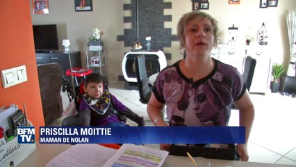 Nolan, 8 ans, devenu handicapé à cause d’un steak haché