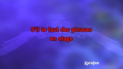 Jean-Jacques Goldman - Sache que je KARAOKE / INSTRUMENTAL
