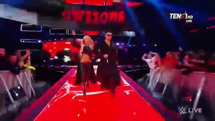 Dean Ambrose And Miz Entrance-Wwe Raw 05152017