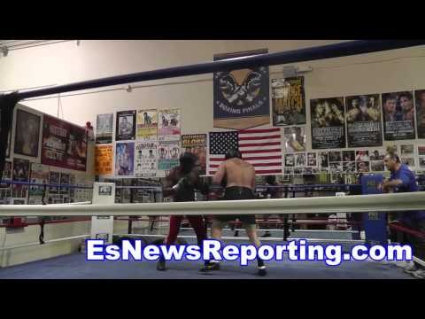 Tommy Morrison Son Trey Sparring Looking Like A Champ - EsNews Boxing