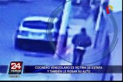 Delincuentes roban auto a cocinero venezolano en La Victoria