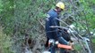 Accident mortel de Jausiers : les restes de la caravane accidentée hélitreuillés du col de Restefond
