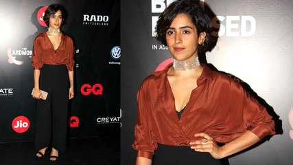 Dangal Fame Sanya Malhotra At GQ Best Dressed 2017