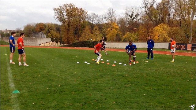 Vitesse spécifique rugby : Duels 1 contre 1 et 2 contre 2