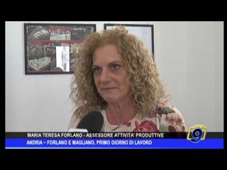 Andria |  Forlano e Magliano primo giorno di lavoro