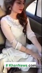 Nelum Munir is Dancing in the Car