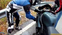 ROAD RAGE Incidents & MOTORCYCLE CRASHES & MOTO FAILS _ INSANE ANGRY PEOPLE vs.fr