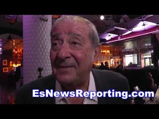 Bob Arum rios vs matthysse is a great fight would love to see it - esnews boxing