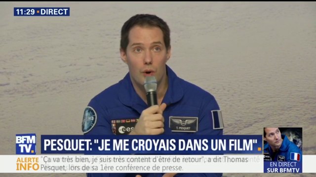 Pesquet veut s’engager pour le climat : Si je peux avoir un rôle, je le ferai. Mais pas politique