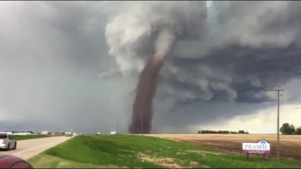 Ces images d'une tornade à Alberta au Canada sont impressionnantes