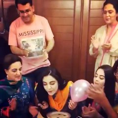Maya Ali And team Mann Mayal celebrated Osman khalid Butt Birthday on the sets of Mann Mayal