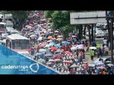 Miles de trabajadores marchan en Michoacán por el Día del Trabajo