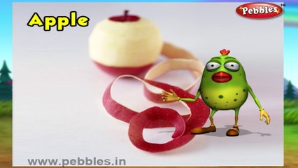 Apple | 3D animated nursery rhymes for kids with lyrics  | popular Fruits rhyme for kids |Apple song | fruits songs | Funny rhymes for kids  | cartoon | 3D animation | Top rhymes of Fruits for children