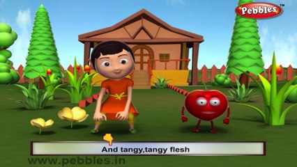 Cherry | 3D animated nursery rhymes for kids with lyrics  | popular Fruits rhyme for kids | Cherry song | fruits songs | Funny rhymes for kids  | cartoon | 3D animation | Top rhymes of Fruits for children