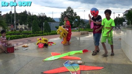 Múa Lân Nhí Cùng Ông Địa Siêu Hài - Đánh Trống Lân Cực Hay - Ku Bo Đẹp Trai