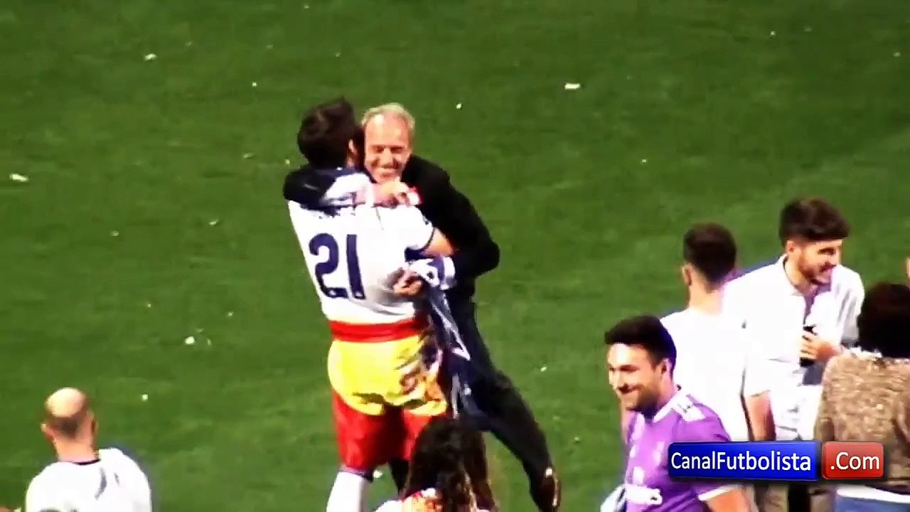 Luca Modric Son Scores a Brilliant Goal to Marcelo During the Celebrations