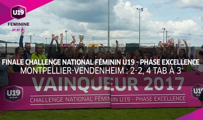 Finale Challenge National U19 féminin, phase Excellence : Montpellier-Vendenheim : 2-2, 4 tab à 3