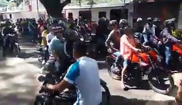 Marcha contra politica del Gobierno de Colombia, en Bogota.