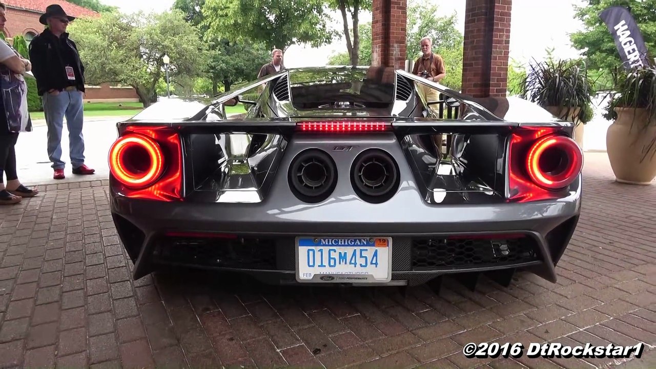 2017 Ford GT Startup, load up