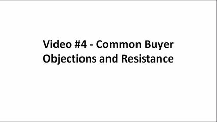 04 Objections | Video Sales Letter Formula | Tube Ranking Formula