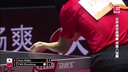 2017 World Championships | Highlights Fan Zhendong vs Koki Niwa (1/4)