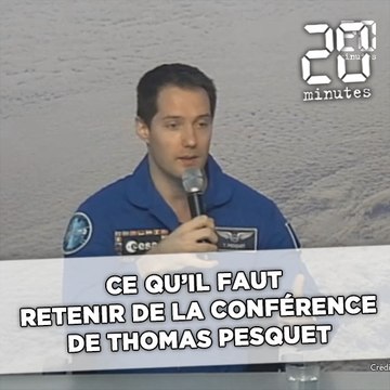 Ce qu'il faut retenir de la conférence de Thomas Pesquet