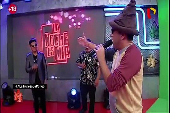 Melcochita y la Tigresa del Oriente en el noticiero de Carlos Galdós