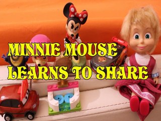 Toy MINNIE MOUSE LEARNS TO SHARE + MASHA & THE BEAR SKYE MINION MCQUEEN LEGO FRIENDS CARS 3