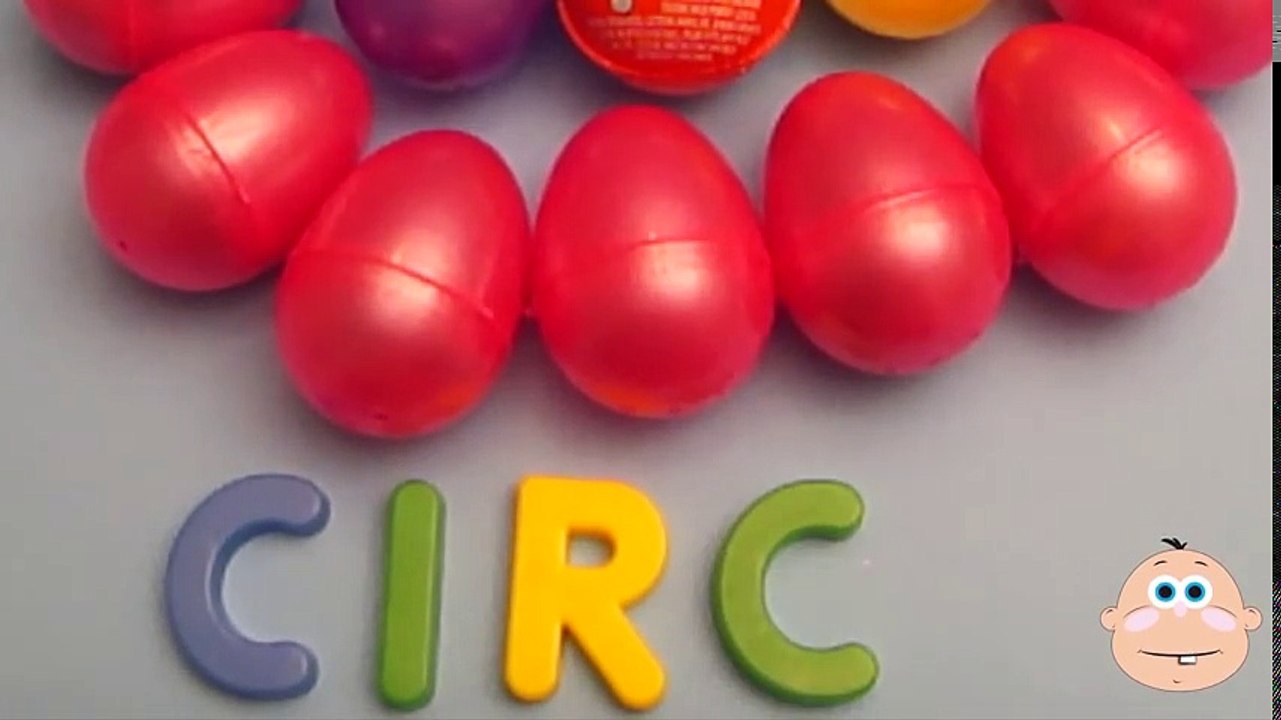Best of Learning Shapes and Counting with Surprise Eggs Compilation! Eggs filled with Toys Candy Fun