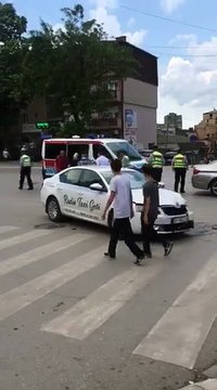 Aksident në qendër të Prishtinës